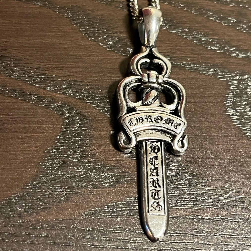 Chrome Hearts Gothic Dagger Necklace